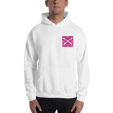 2 In 2 Out Apparel White / S "PURP LOGO" Hooded Sweatshirt