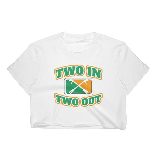 2 In 2 Out Apparel White / S "St.Paddy's Edition" Women's Crop Top