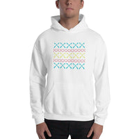 2 In 2 Out Apparel White / S "UGLY SWEATER" Hooded Sweatshirt