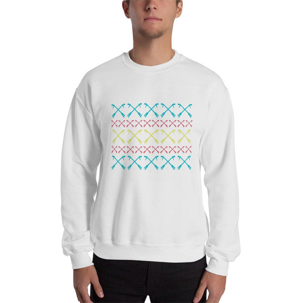2 In 2 Out Apparel White / S "UGLY SWEATER" Sweatshirt