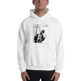 2 In 2 Out Apparel White / S "X TRIBUTE" Hooded Sweatshirt