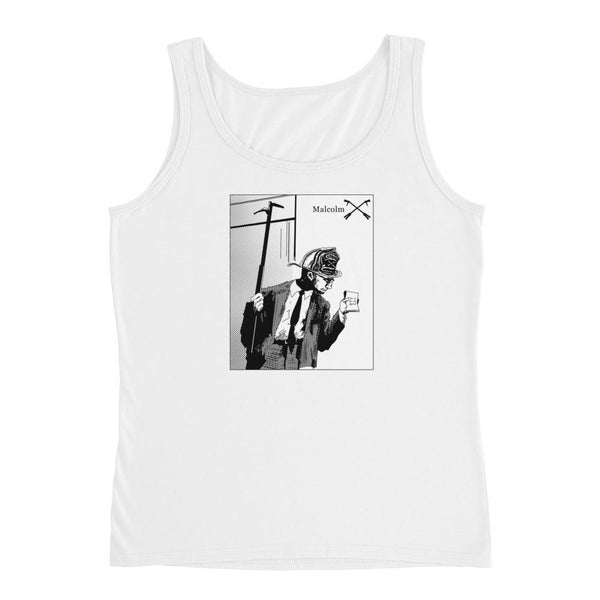 2 In 2 Out Apparel White / S "X Tribute" Ladies' Tank