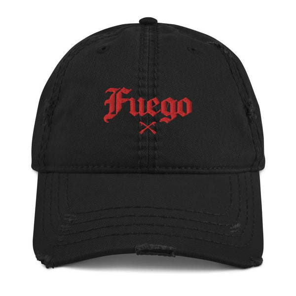"FUEGO" Distressed Dad Hat